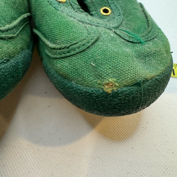 vintage 70s green, Yellow JOX kids' SNEAKERS vintage 6.5 in women’s - Picture 5 of 9